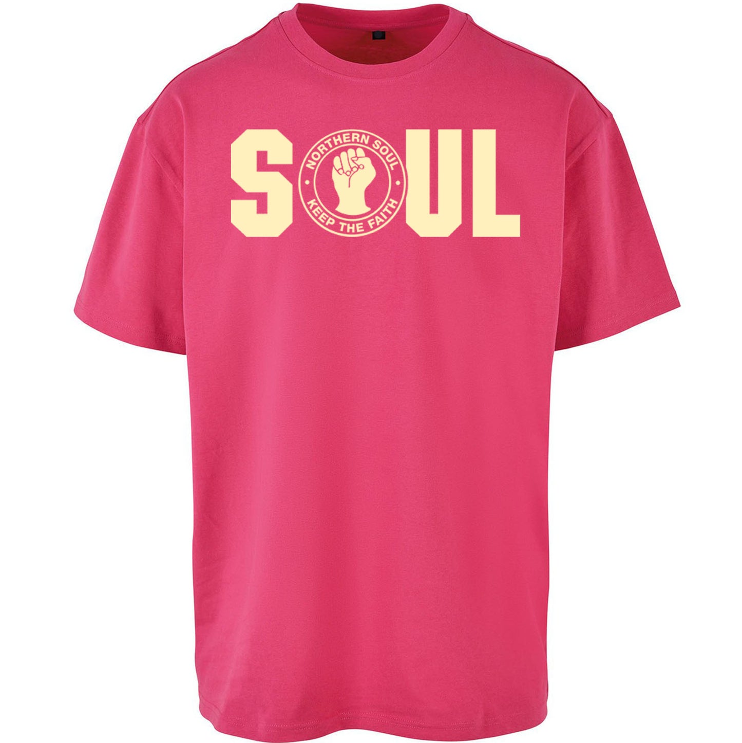 Northern Soul Keep The Faith Logo Oversized T Shirt