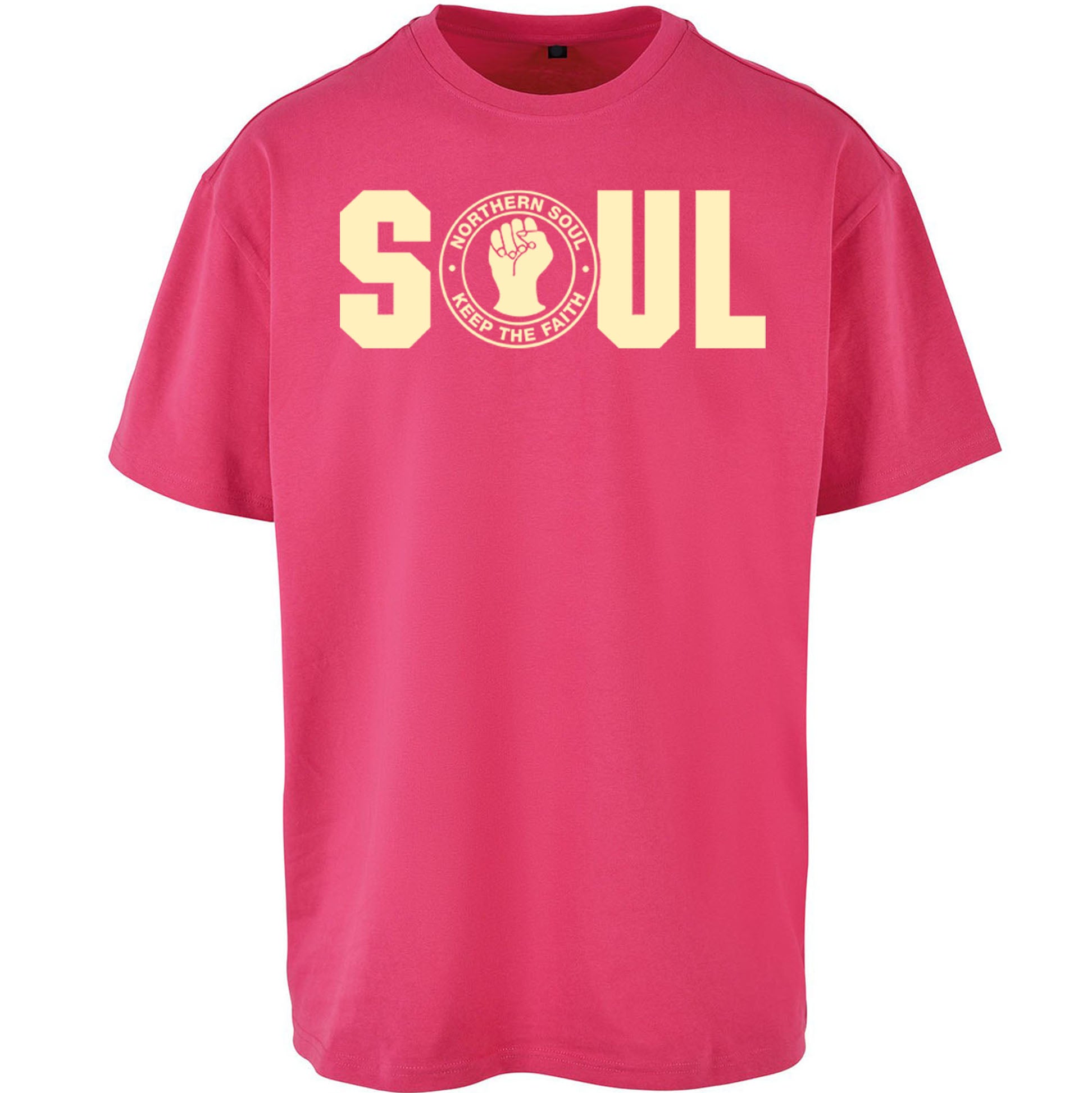 Northern Soul Keep The Faith Logo Oversized T Shirt