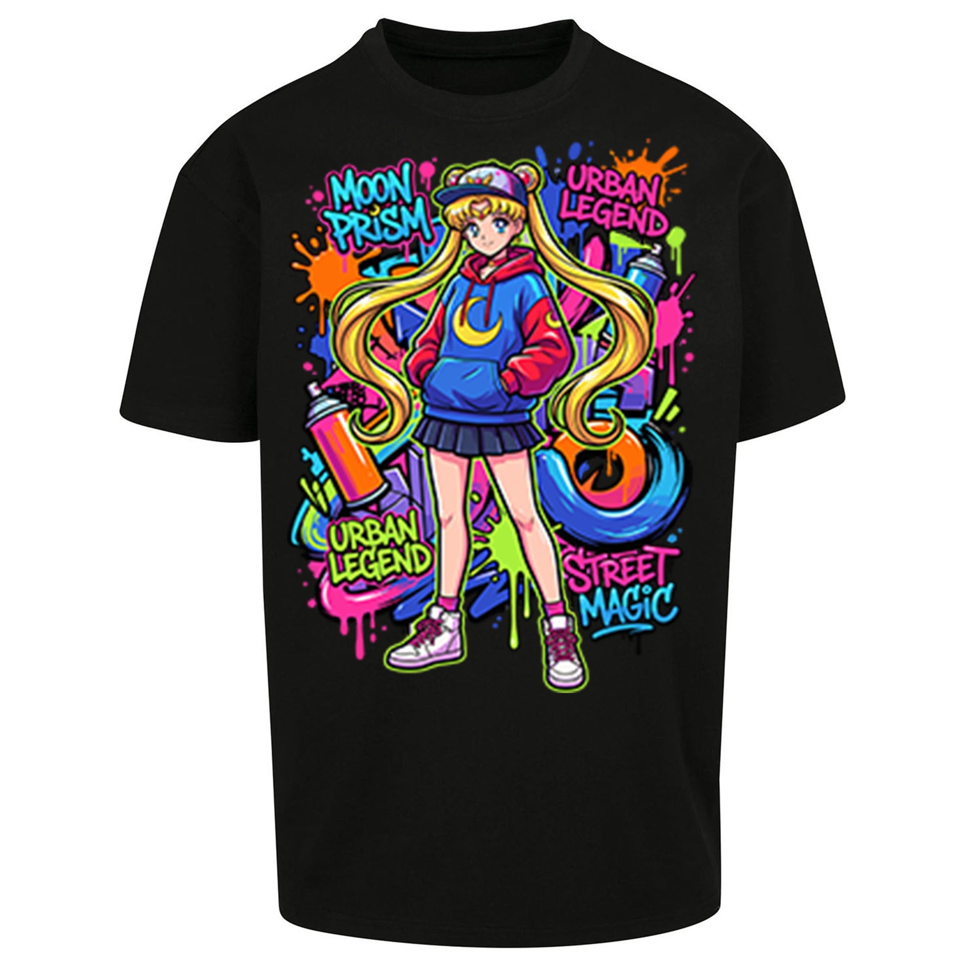 Moon Prism Power Oversized T Shirt