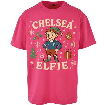 Chelsea FC Christmas Oversized T Shirt