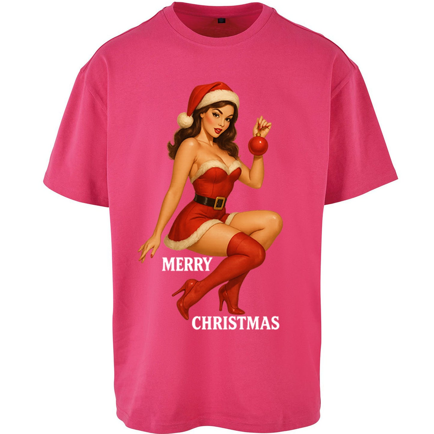 Merry Christmas Sexy Oversized T Shirt 