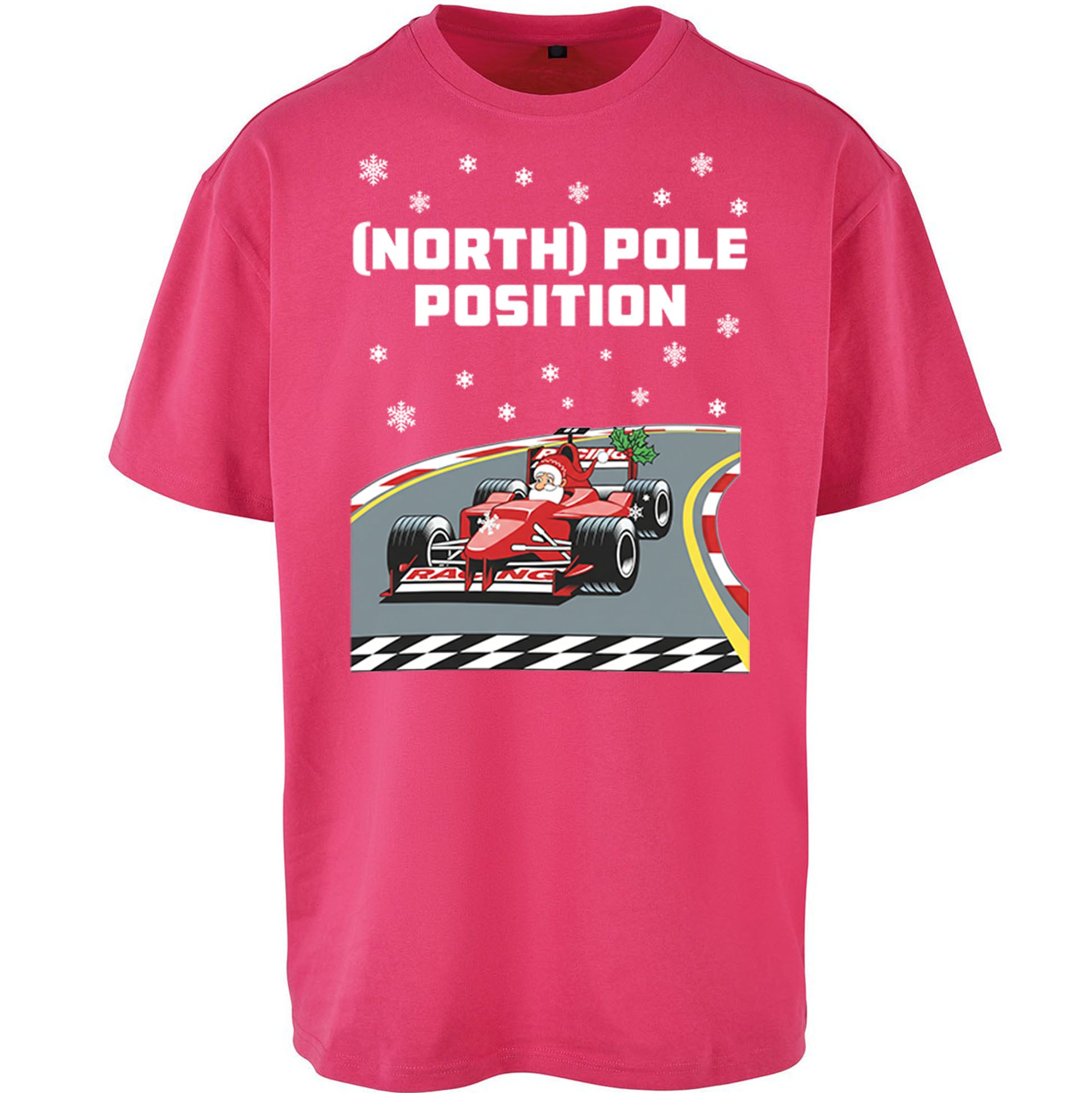 North Pole Christmas Oversized T Shirt