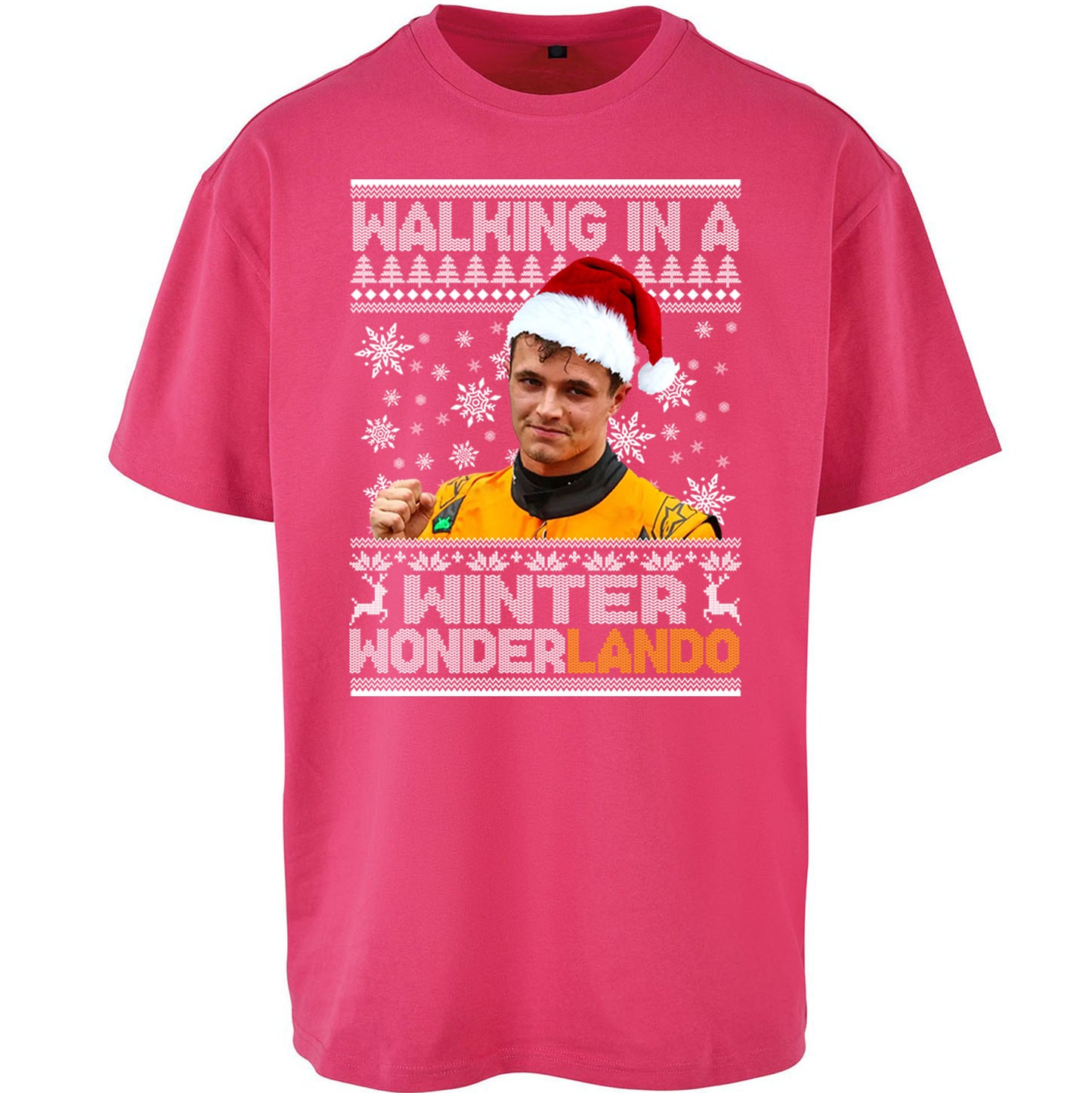 Lando Norris Christmas Oversized T Shirt