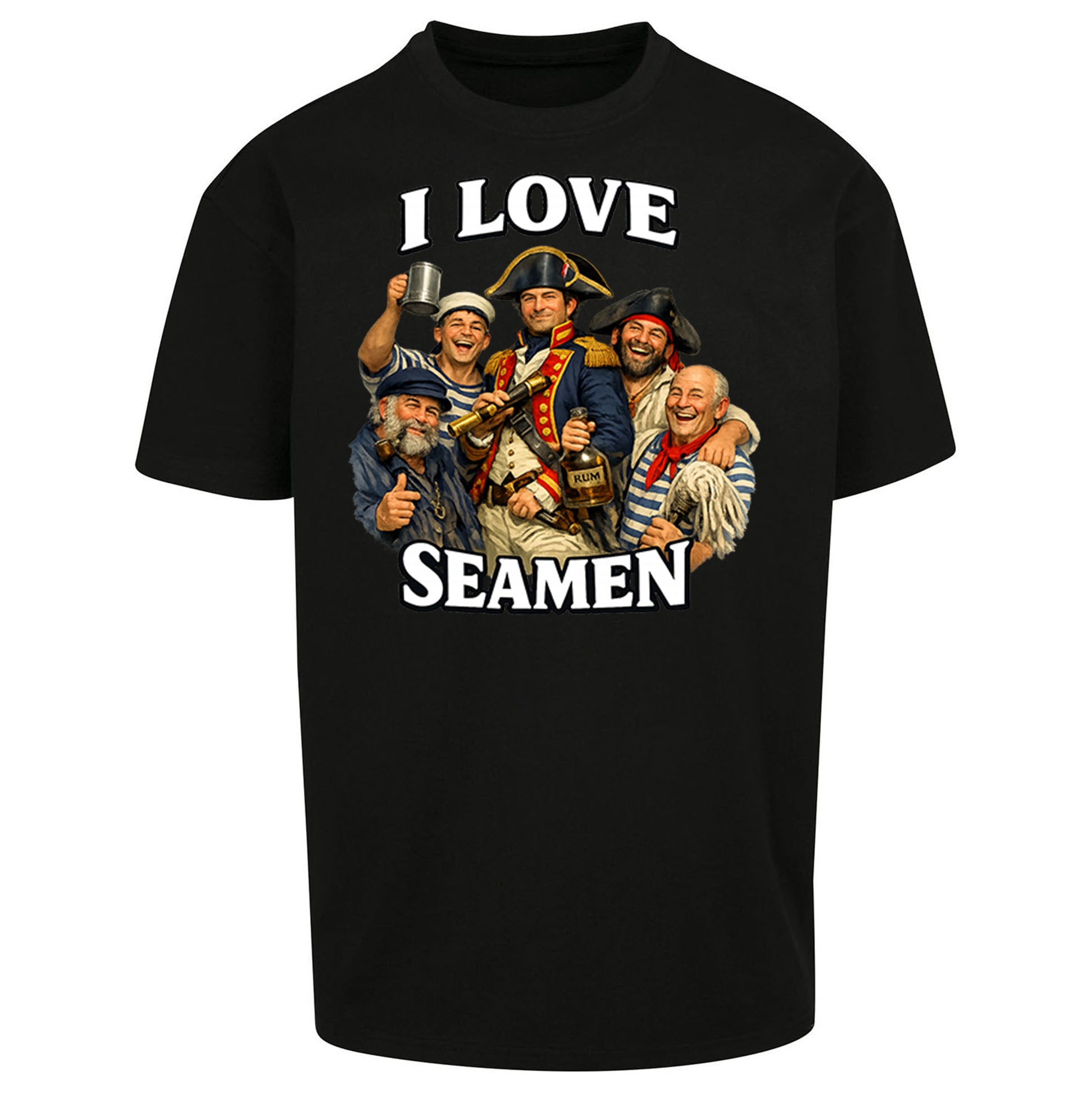 I Love Seamen Funny Cringe Meme Offensive  Oversized T Shirt