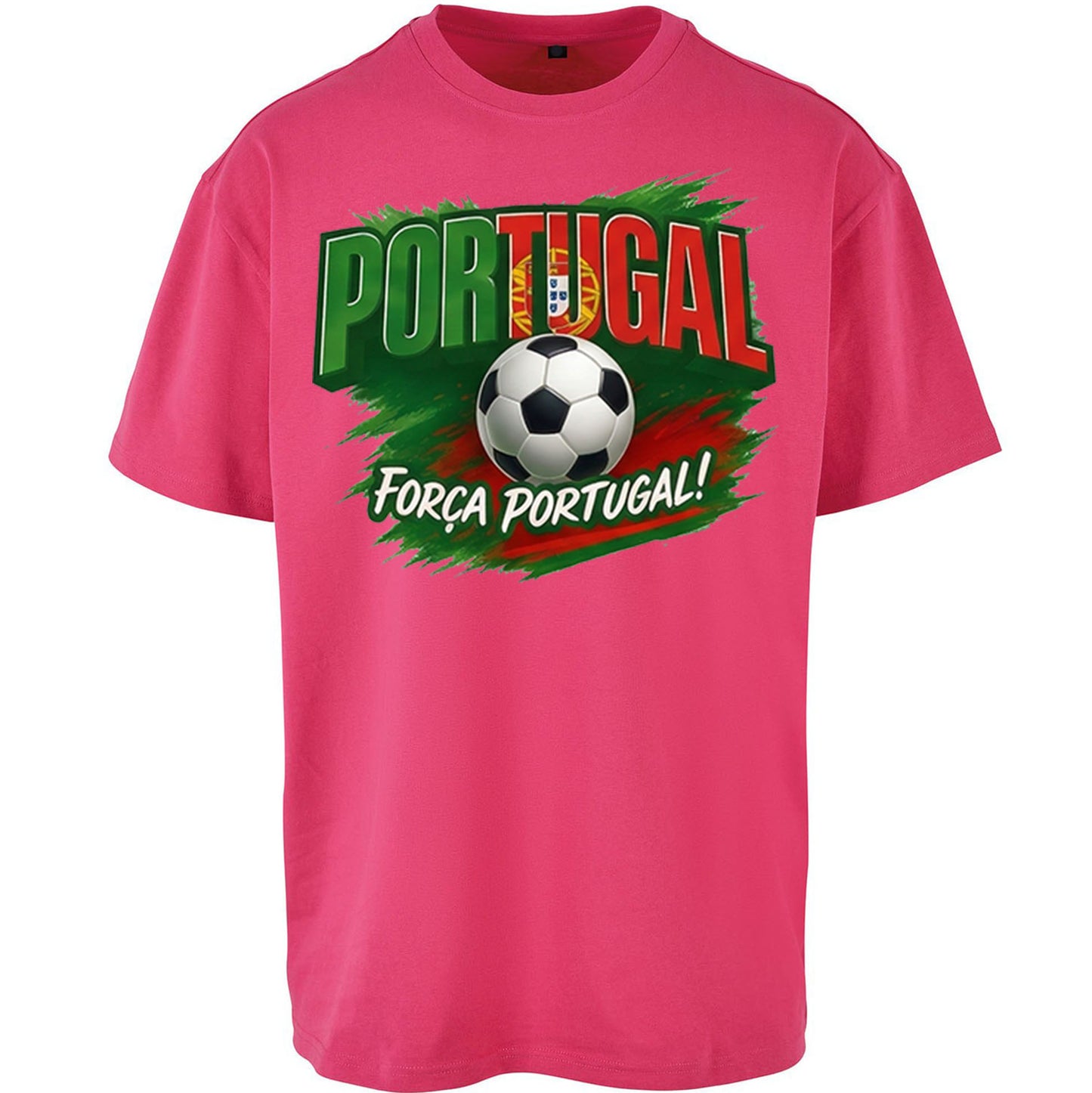 Portugal Retro World Cup Oversized T Shirt