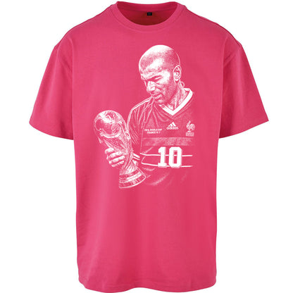 Zidane France Footballer Oversized T Shirt