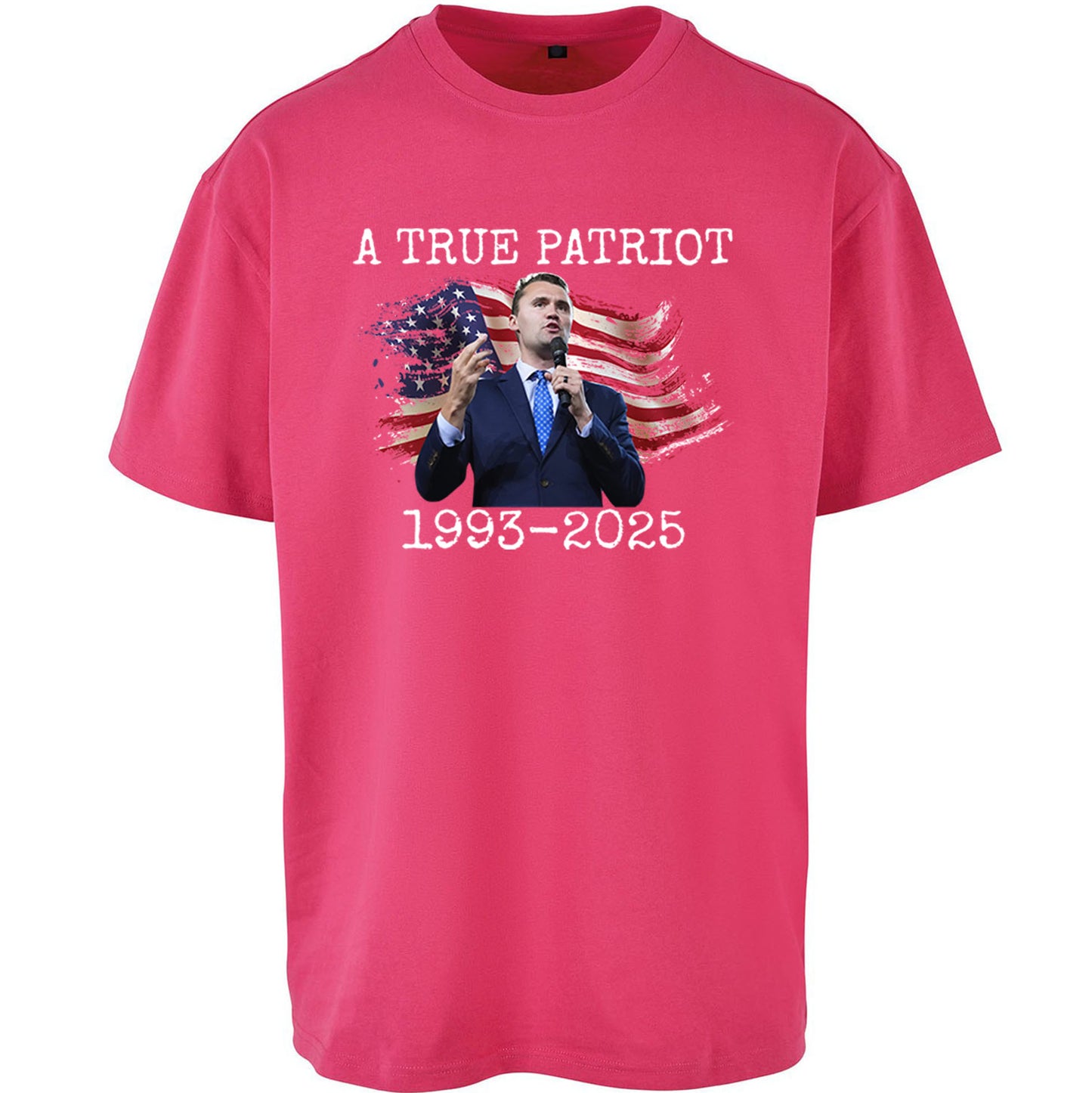 Charlie Kirk Tribute Oversized T Shirt