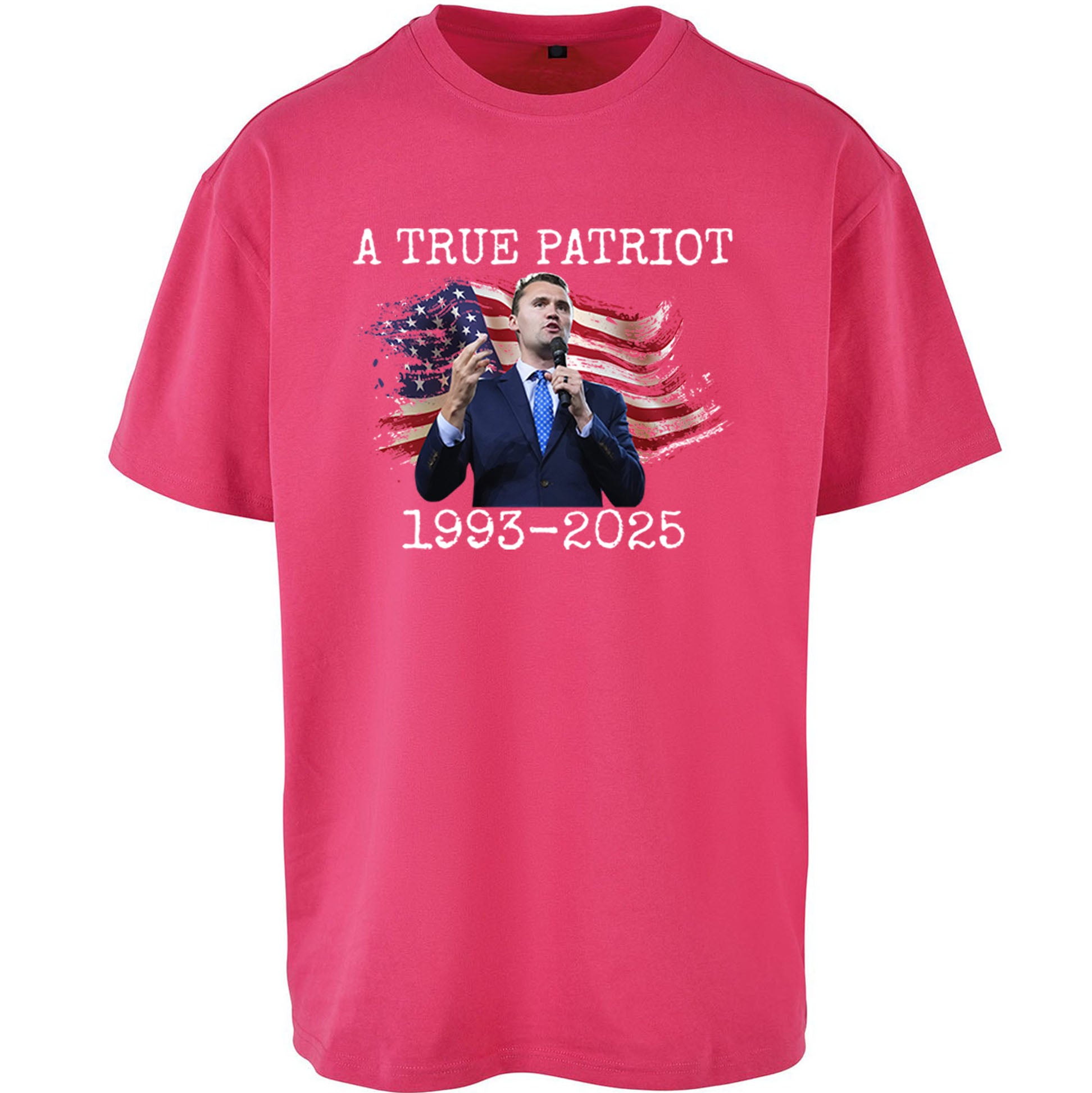 Charlie Kirk Tribute Oversized T Shirt
