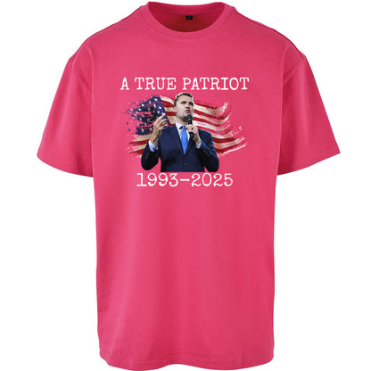 Charlie Kirk Tribute Oversized T Shirt