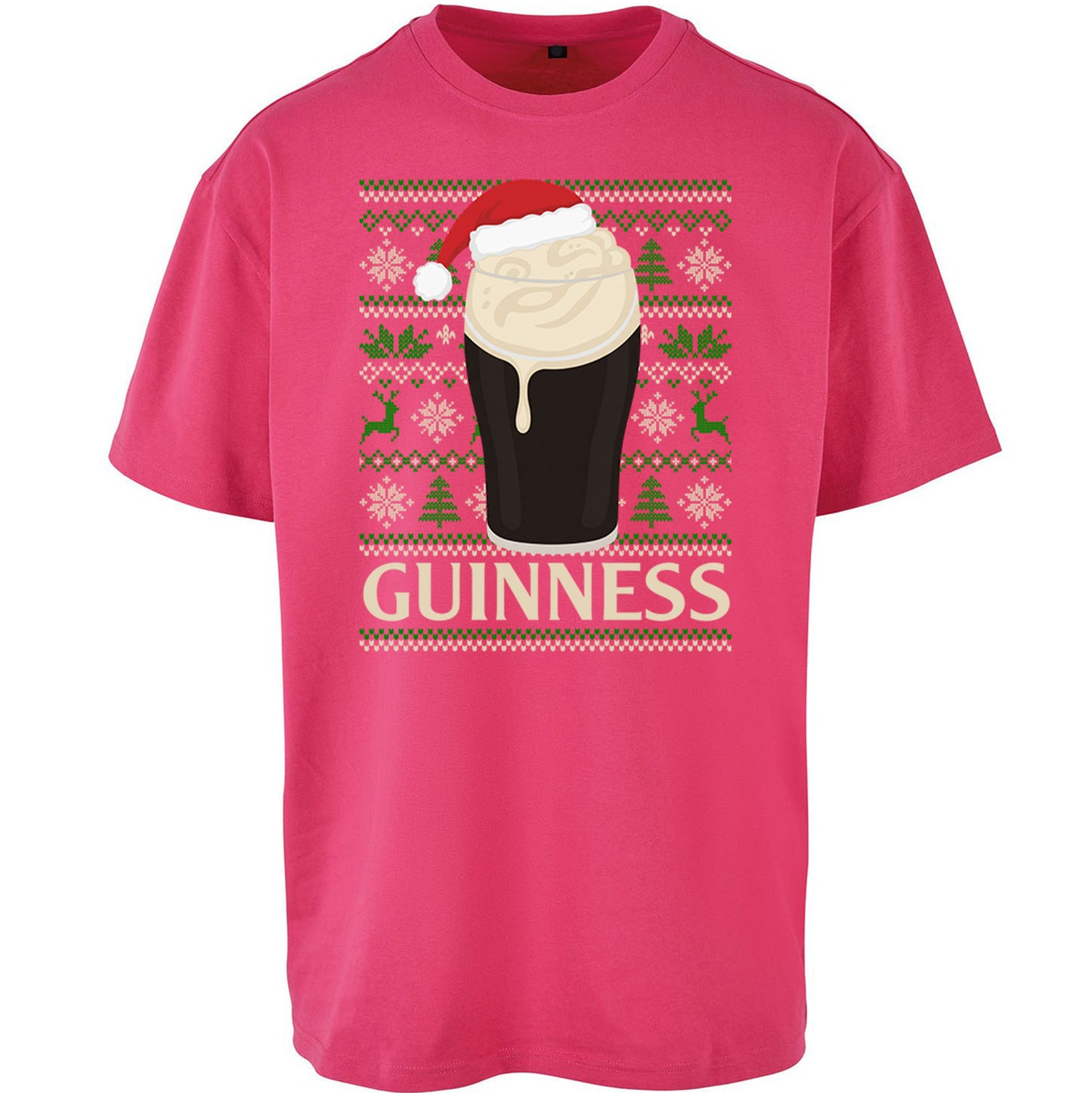 Guinness Christmas Oversized T Shirt