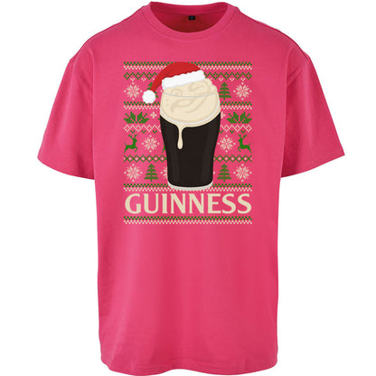 Guinness Christmas Oversized T Shirt