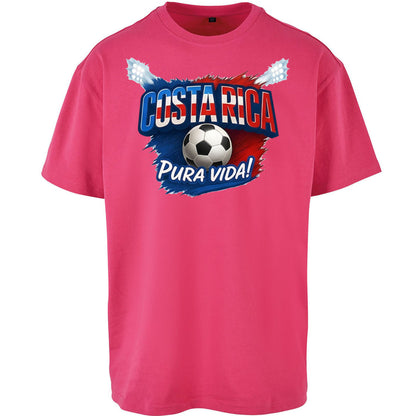 Costa Rica Retro World Cup Oversized T Shirt