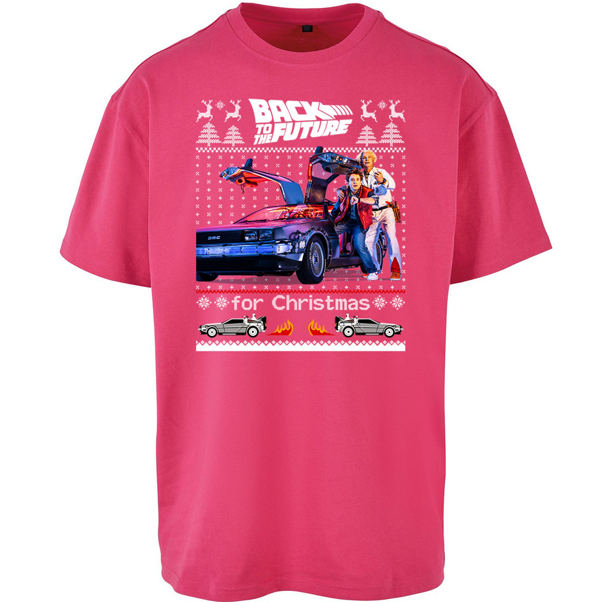 Back To The Future Christmas Oversized T Shirt