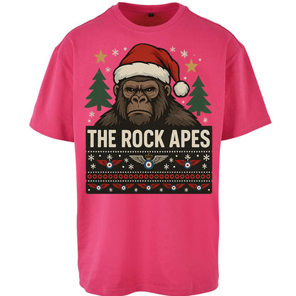 The Rock Apes RAF Regiment Christmas - Oversized T Shirt