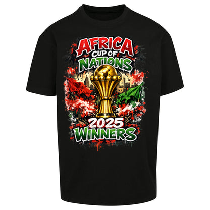 Morocco Africa Cup Of Nations Winners 2025 Oversized T Shirt