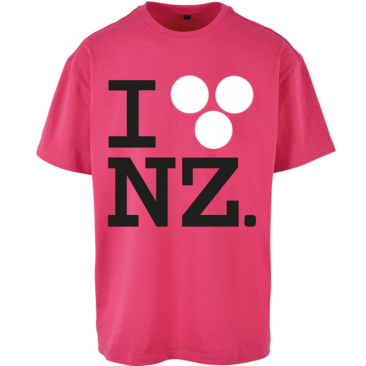 I Love NZ Orlando Bloom Huffer Oversized T Shirt