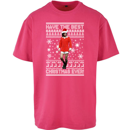 Christmas George Best Oversized T Shirt