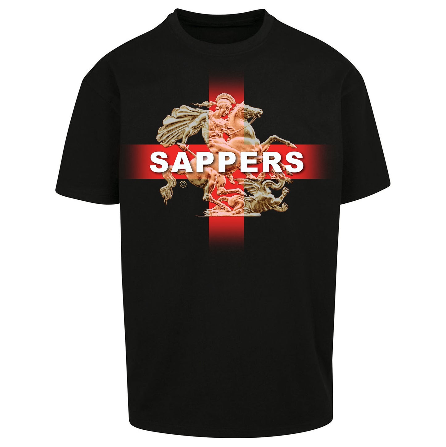 Sappers St George & The Dragon - Oversized T Shirt