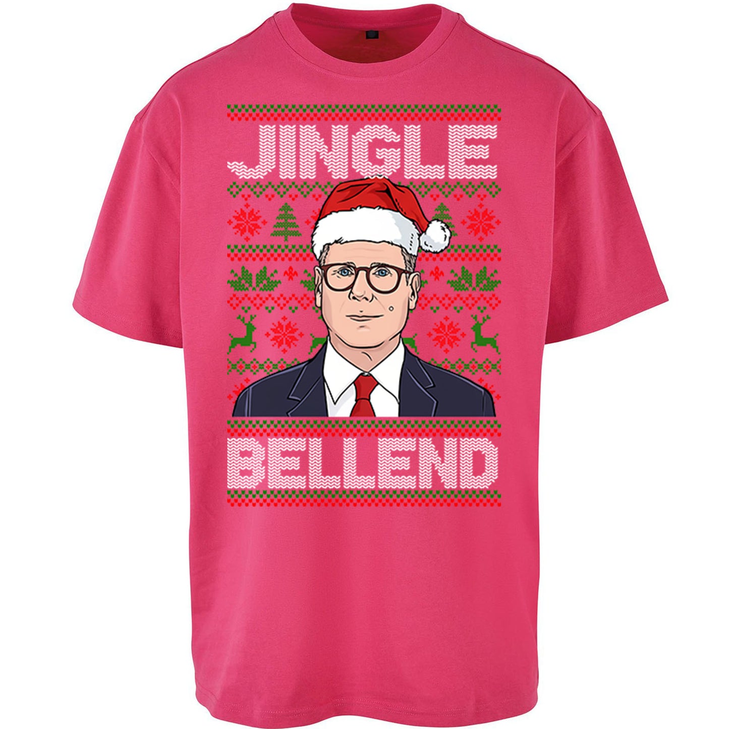 Keir Starmer Jingle Bell End Oversized T Shirt