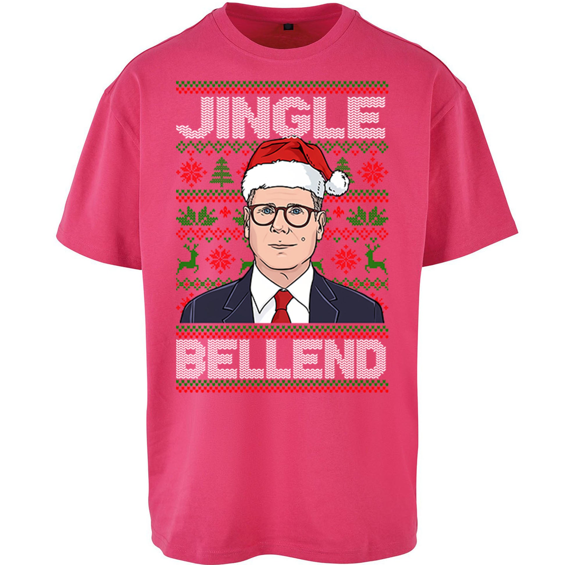 Keir Starmer Jingle Bell End Oversized T Shirt
