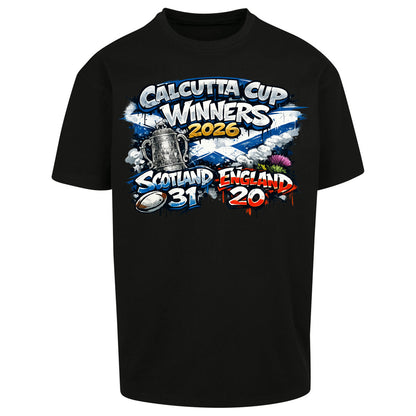 Scotland Calcutta Cup Winners 2026 Oversized T Shirt