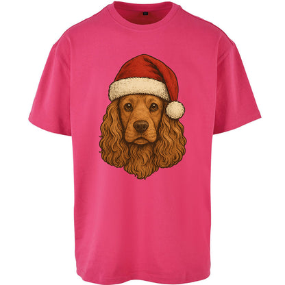 Cocker Spaniel Christmas Oversized T Shirt