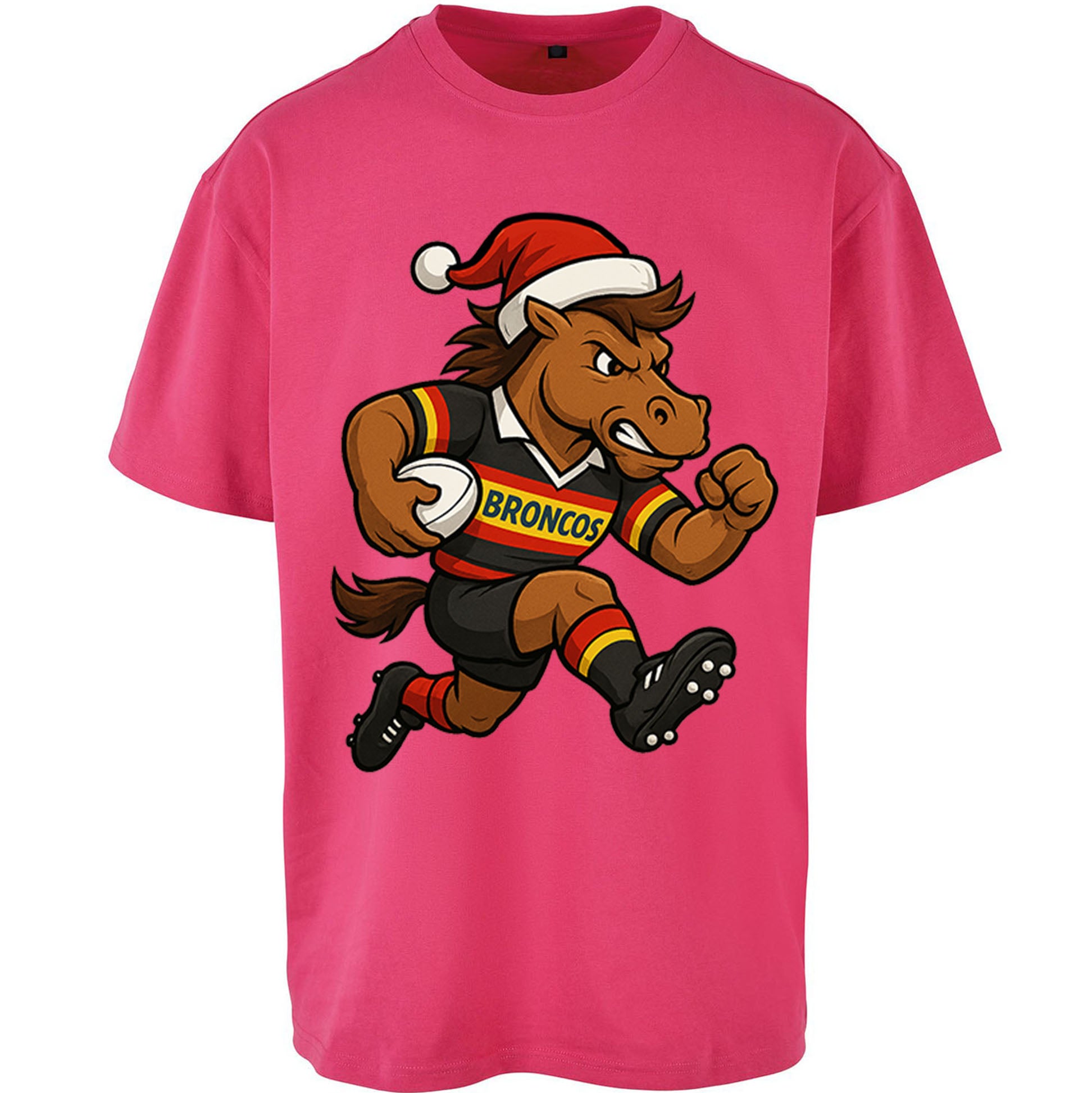 London Broncos Christmas Oversized T Shirt