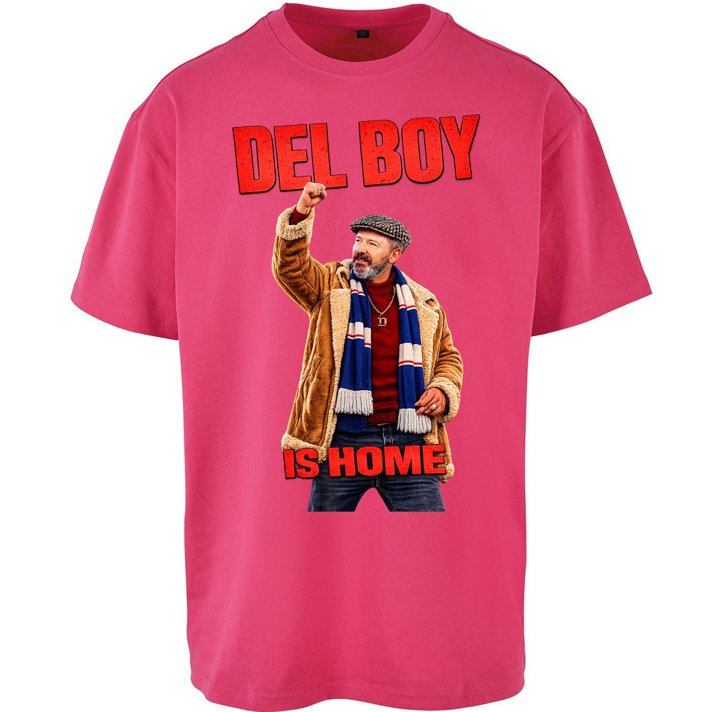 Del Boy Is Home Rangers Football - Oversized T Shirt
