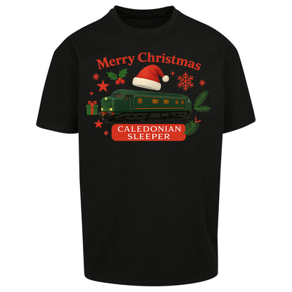 Caladonian Sleeper Christmas Oversized T Shirt 
