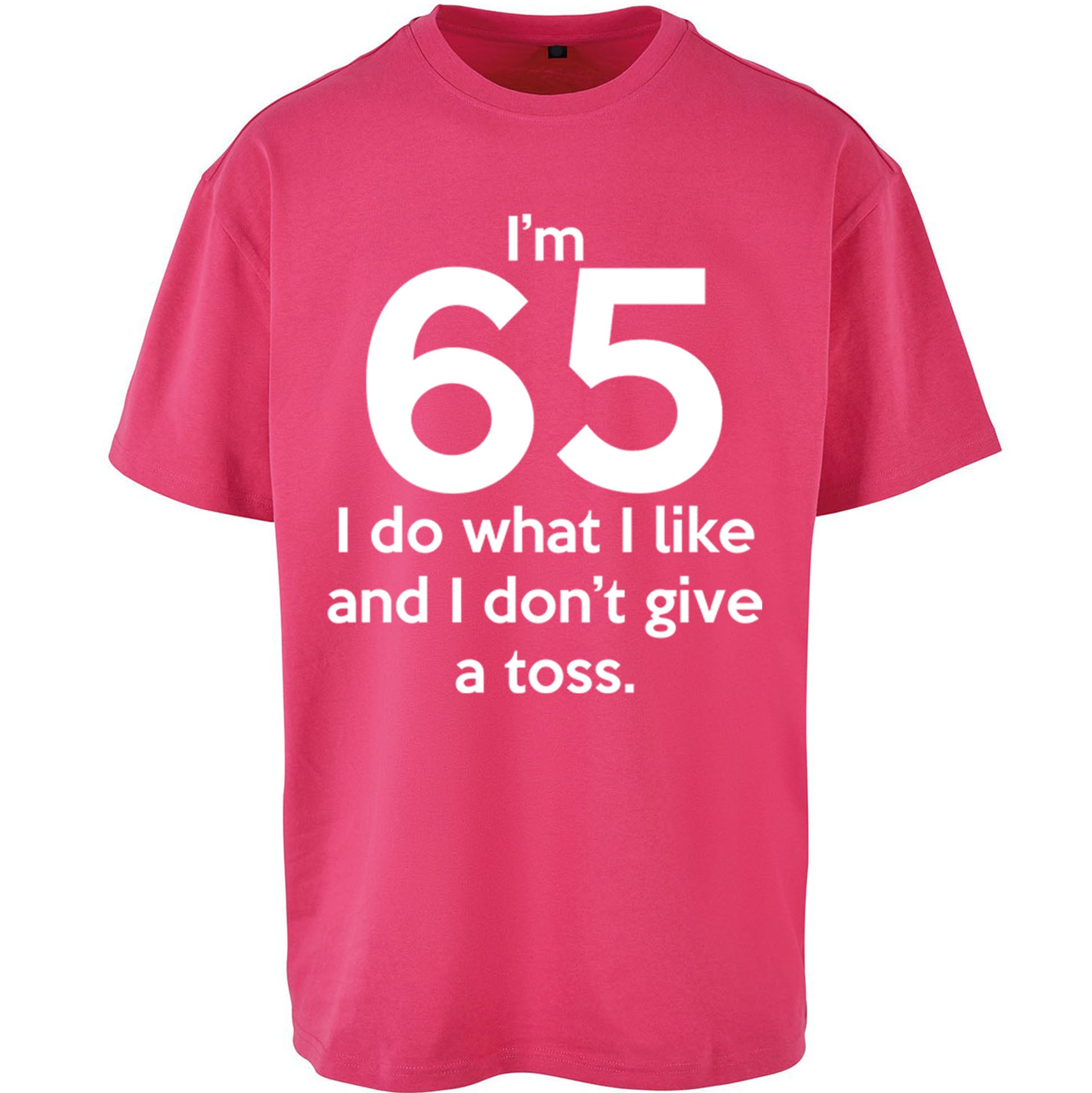 65th Birthday Oversized T Shirt 