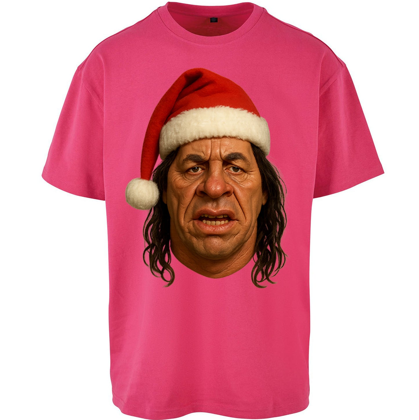 Bret Hart Christmas Oversized T Shirt