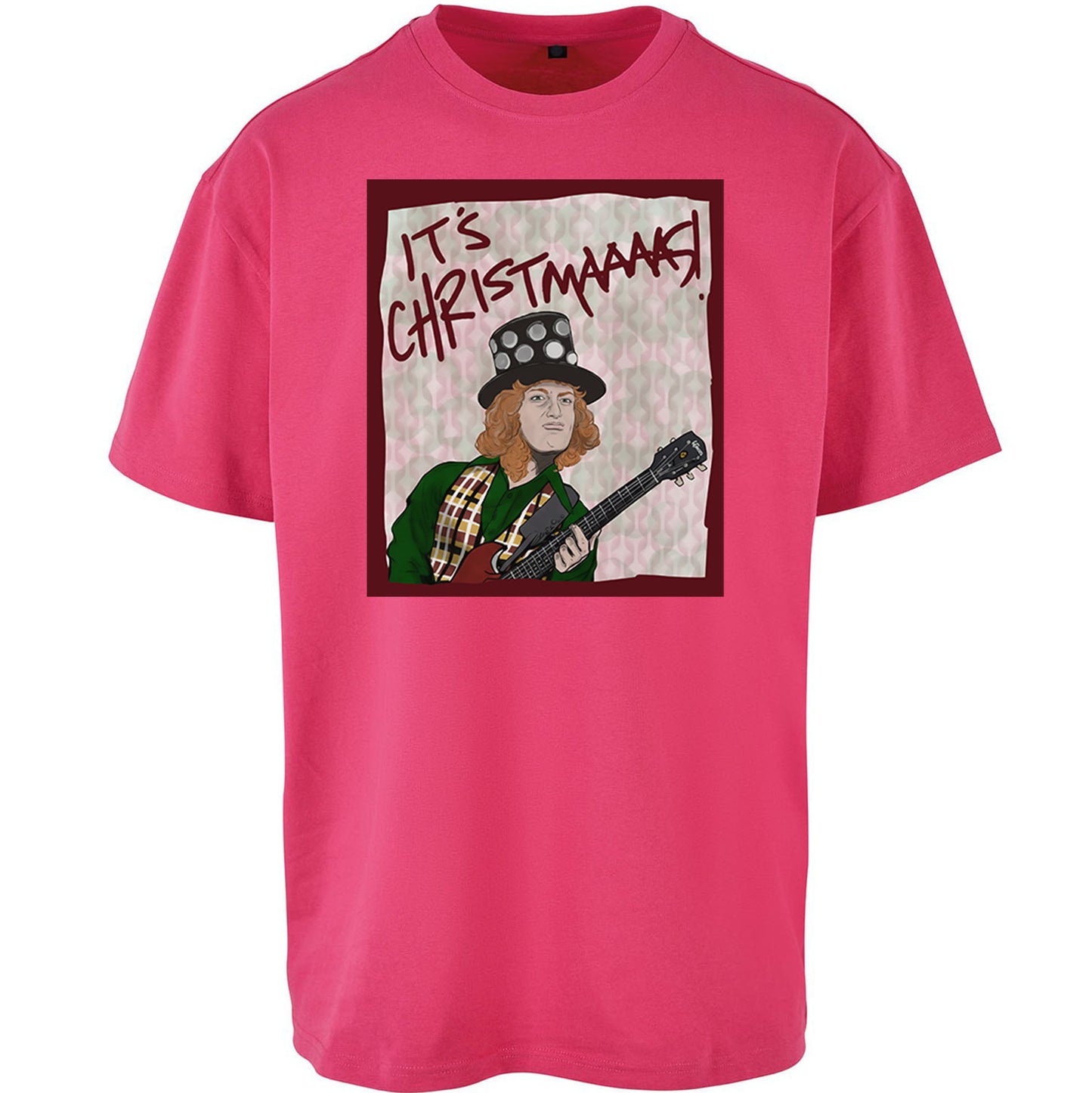 Noddy Holder Christmas Oversized T Shirt