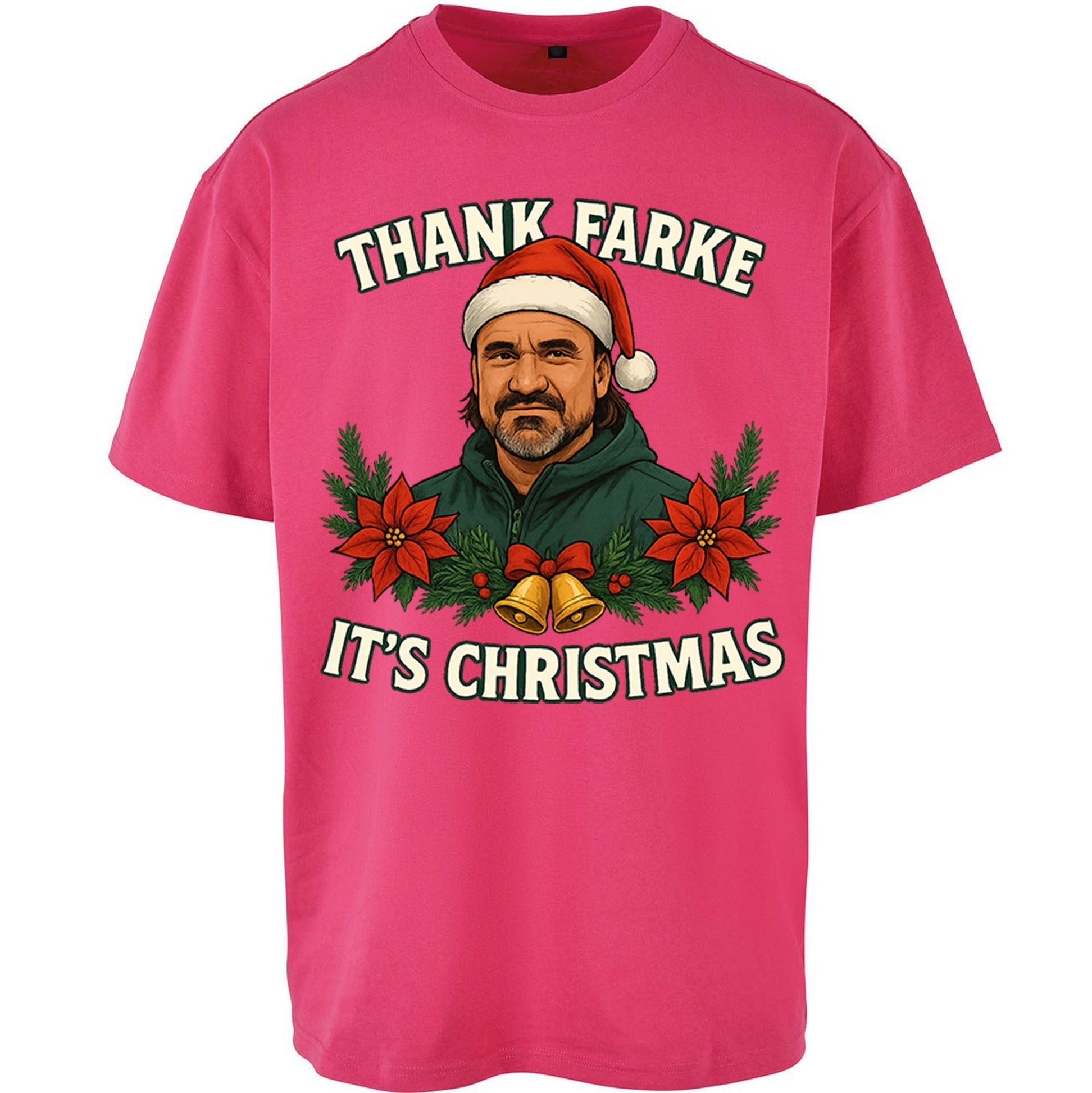 Leeds Utd Christmas Oversized T Shirt