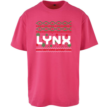 Lynx Christmas Oversized T Shirt