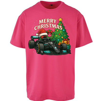 Mercedes F1 Christmas - Oversized T Shirt