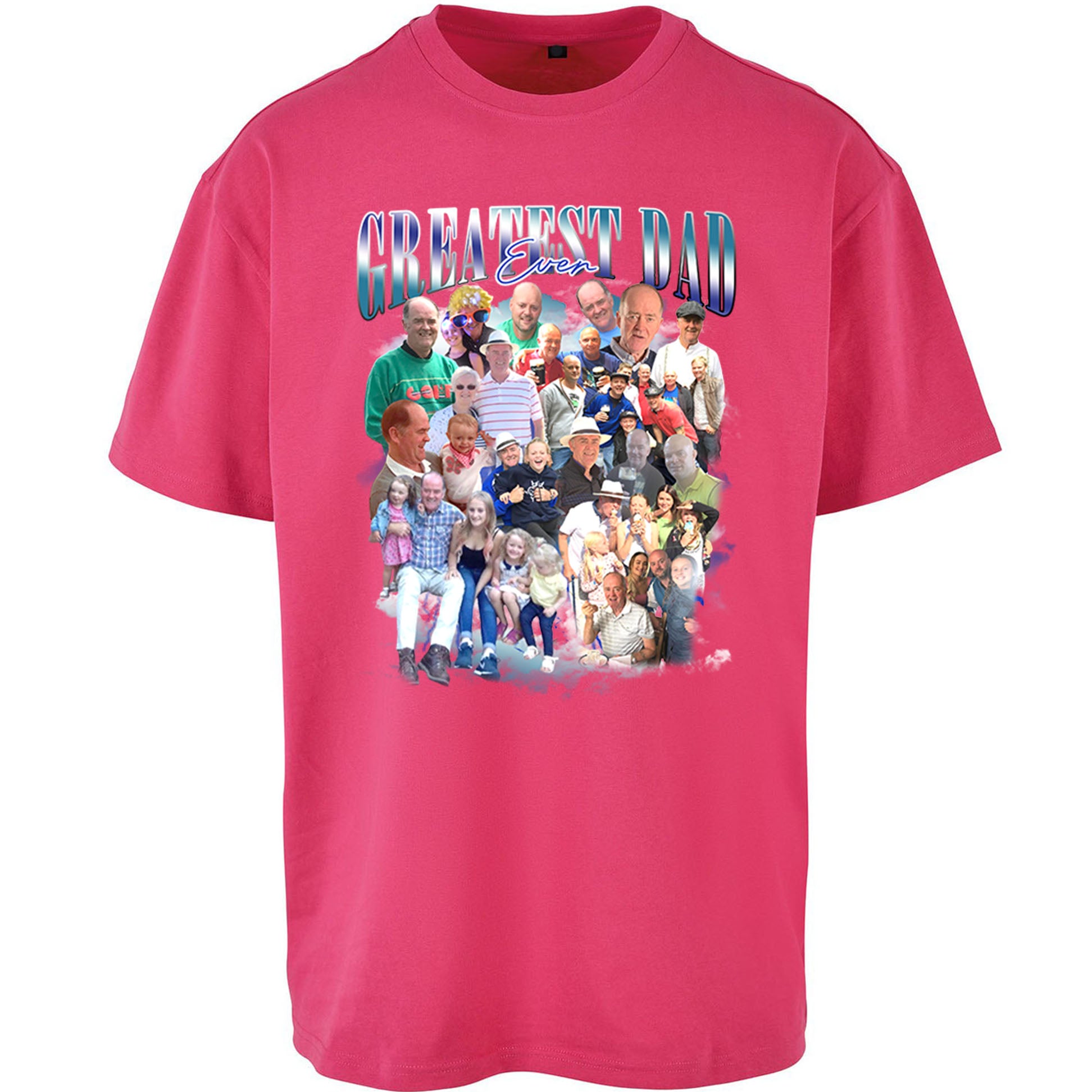Fathers Day Personalised Oversized T Shirt