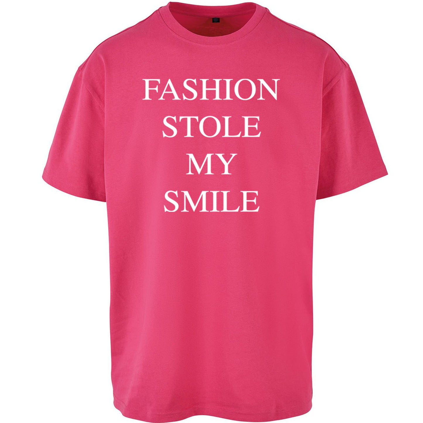 Fashion Stole My Smile Oversized T Shirt