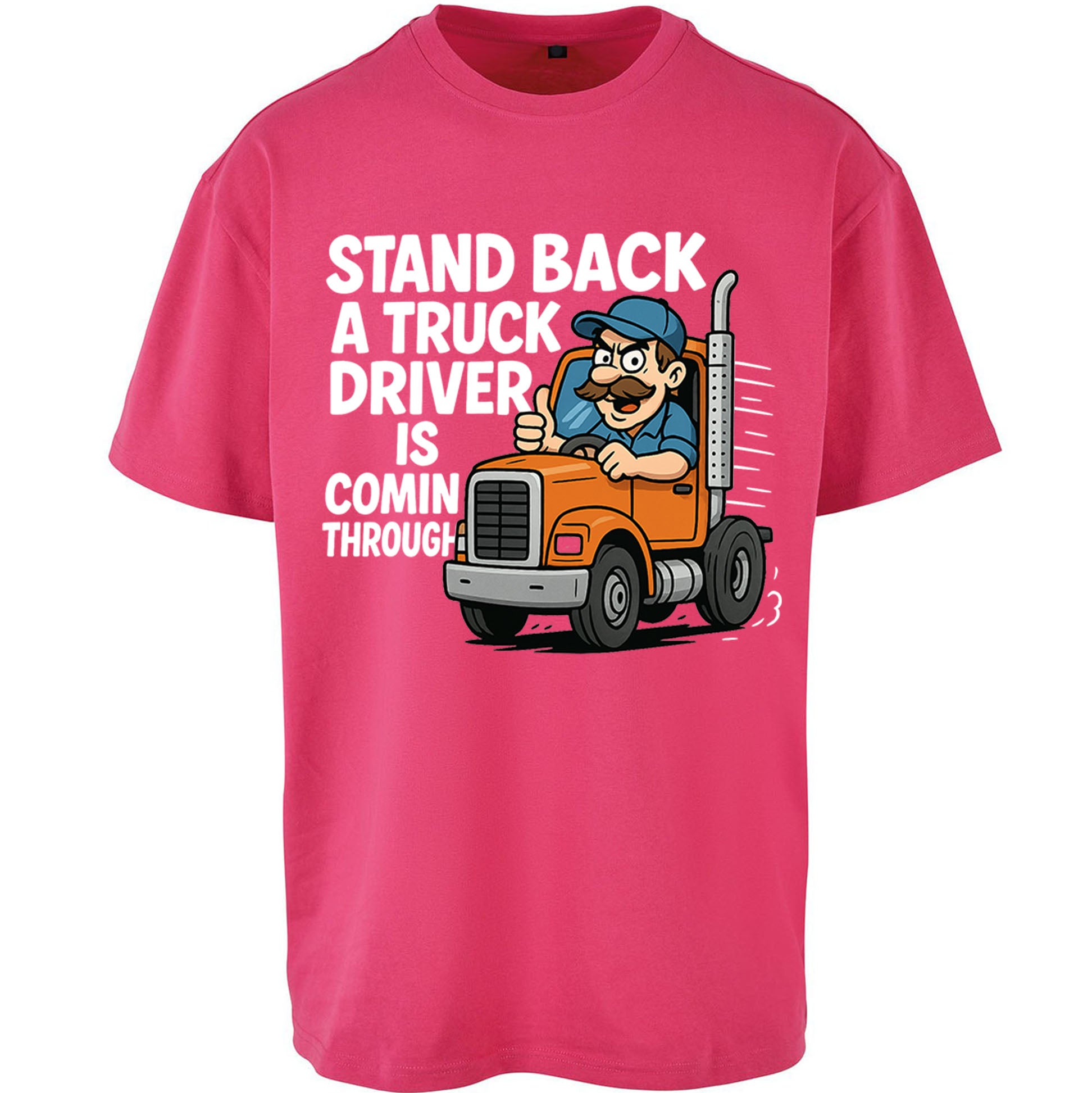 Truck Driver Oversized T Shirt 