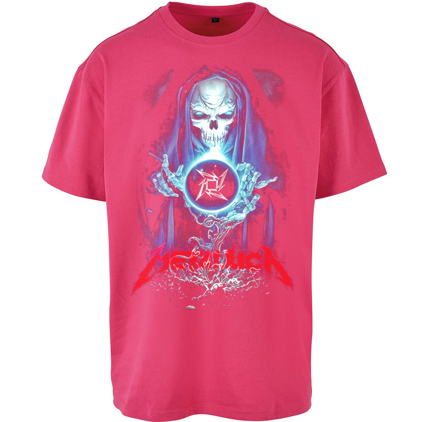 Metallica Skellington Sorcerer Oversized T Shirt