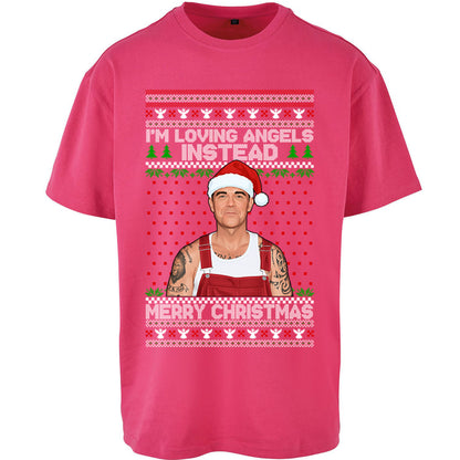 Robbie Williams Christmas Oversized T Shirt 