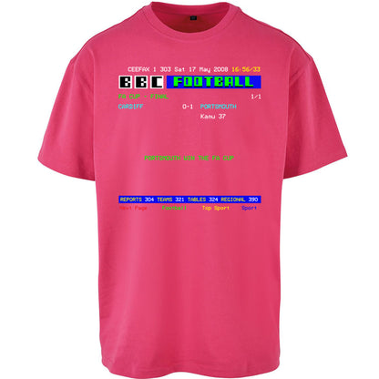 Portsmouth FA Cup Winners 2008 Oversized T Shirt