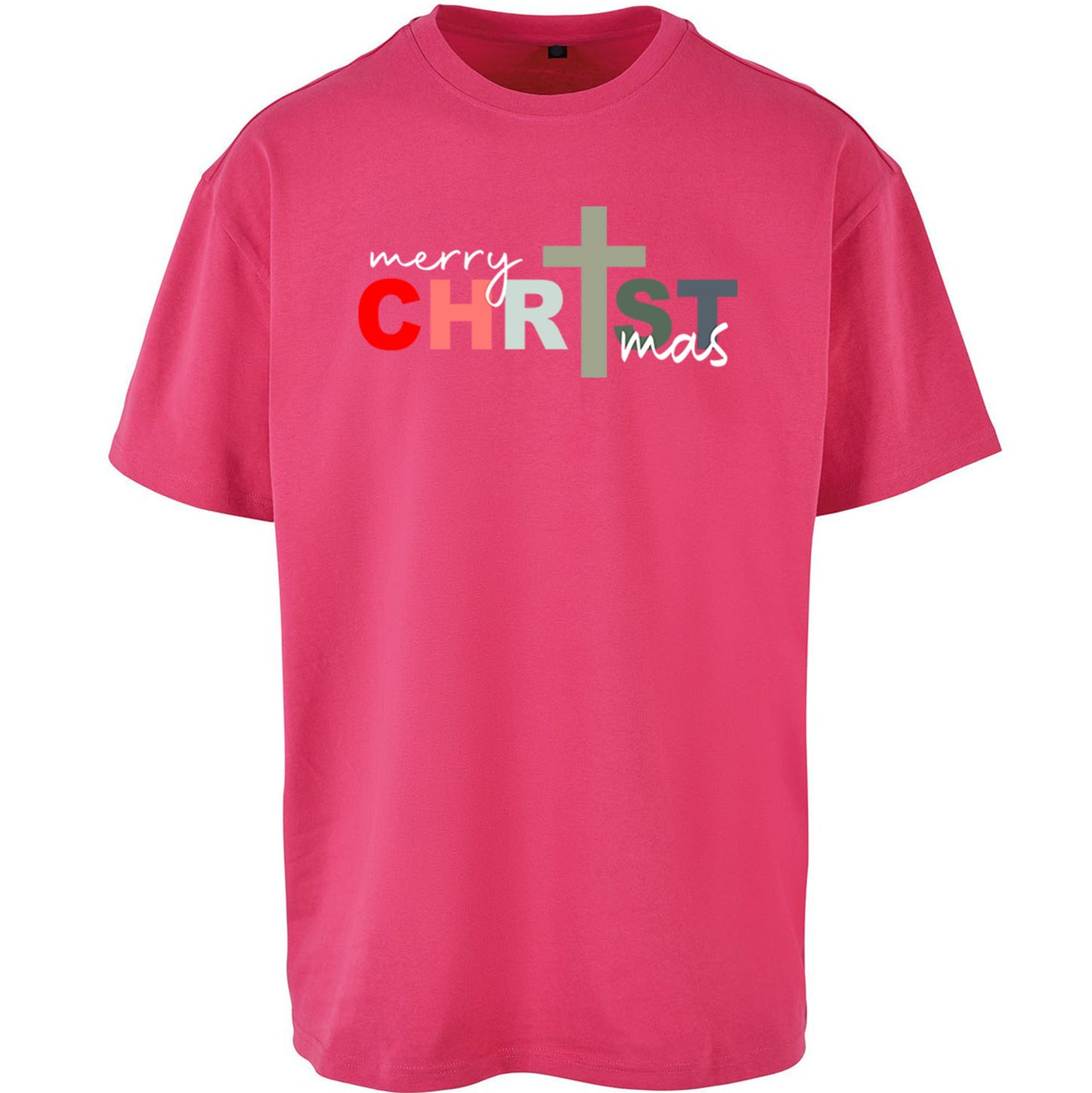 Christ Christmas Oversized T Shirt