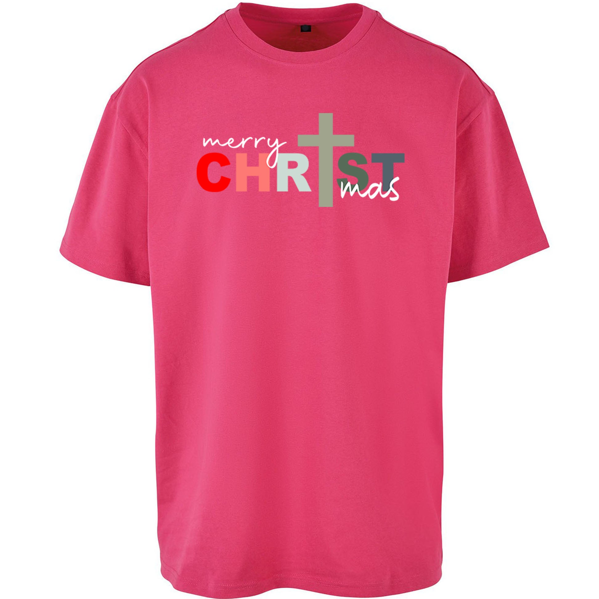 Christ Christmas Oversized T Shirt