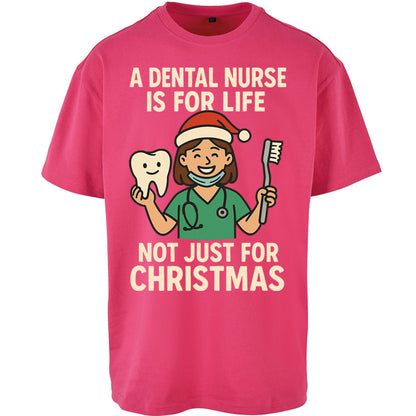 Dental Nurse Christmas Oversized T Shirt