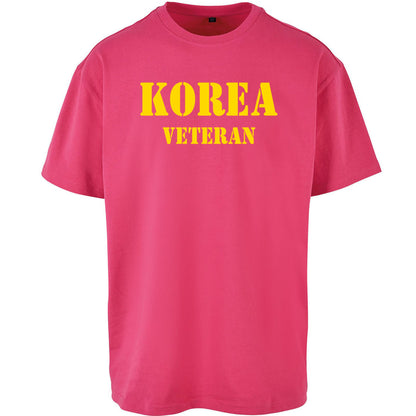 Korea Veteran Oversized T Shirt