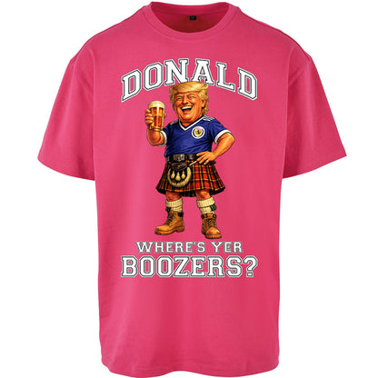 Donald Trump Scotland World Cup Oversized T Shirt