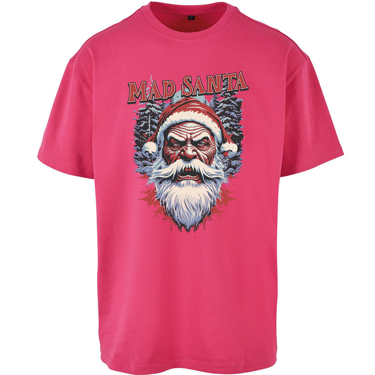 Mad Santa Oversized T Shirt