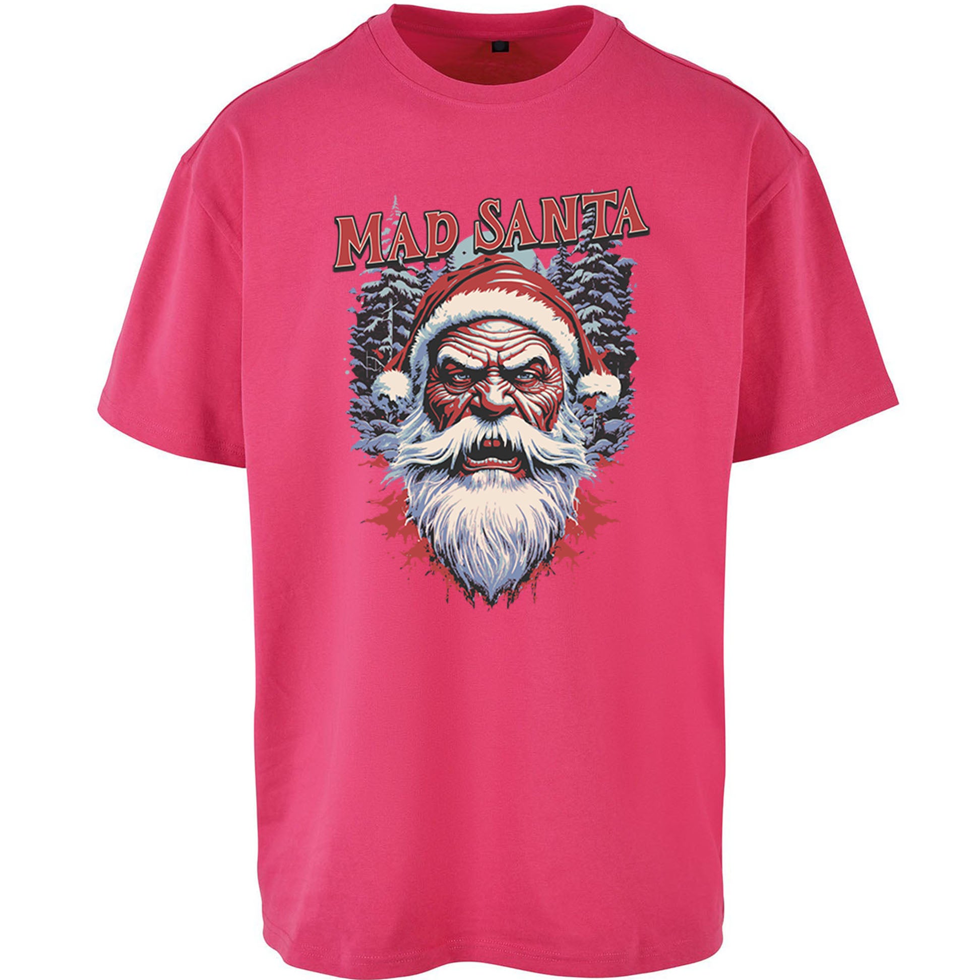 Mad Santa Oversized T Shirt