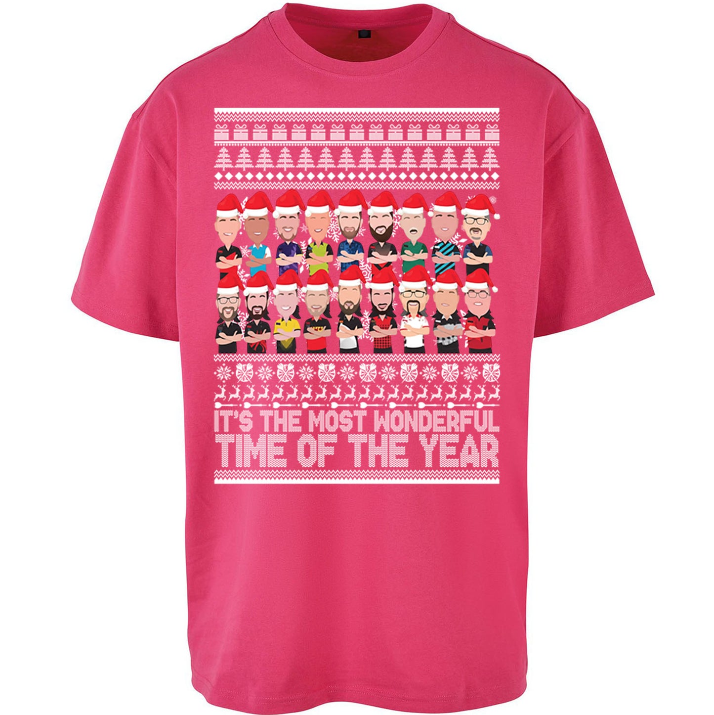 Darts Christmas Oversized T Shirt