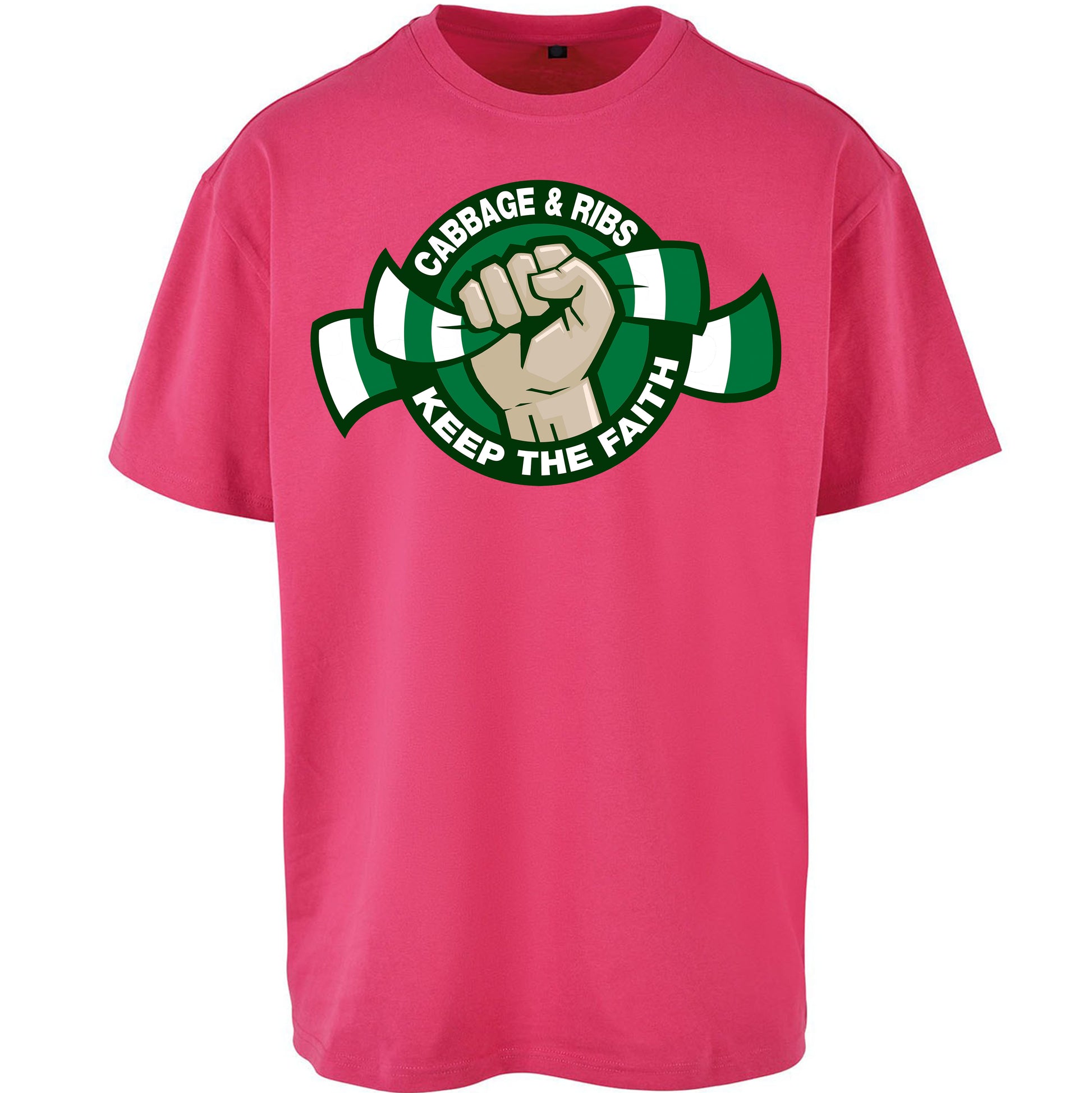 Hibernian Fans Football Oversized T Shirt 